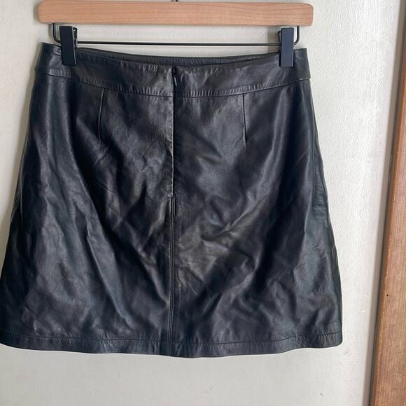 cupcakes and cashmere Marrie Leather Skirt - Picture 8 of 16